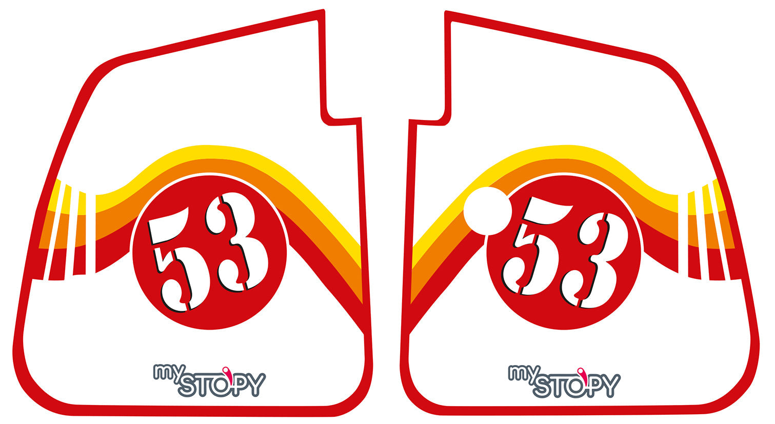 Motivaufkleber Motocross