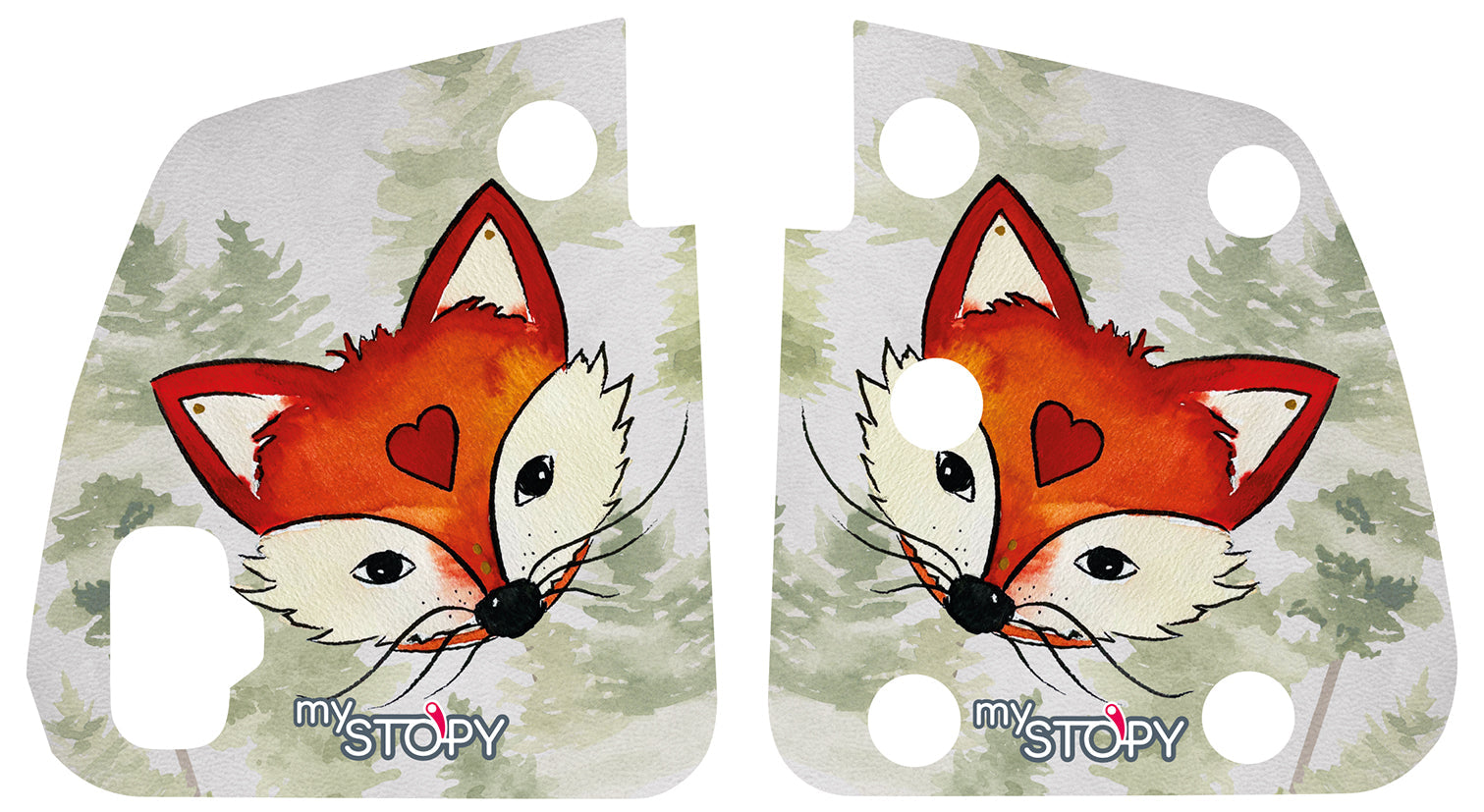 Motivaufkleber Fuchs