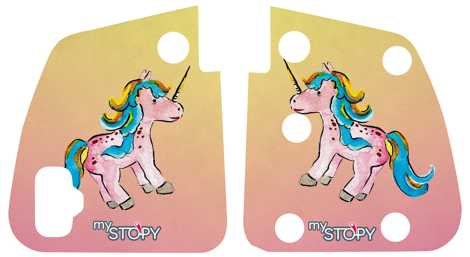 Motivaufkleber Einhorn