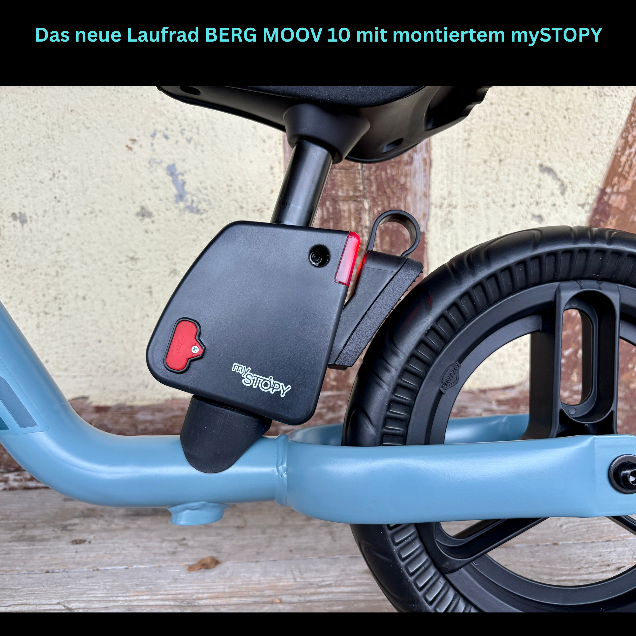 Berg Moov 10 inkl MyStopy Bremsassistent