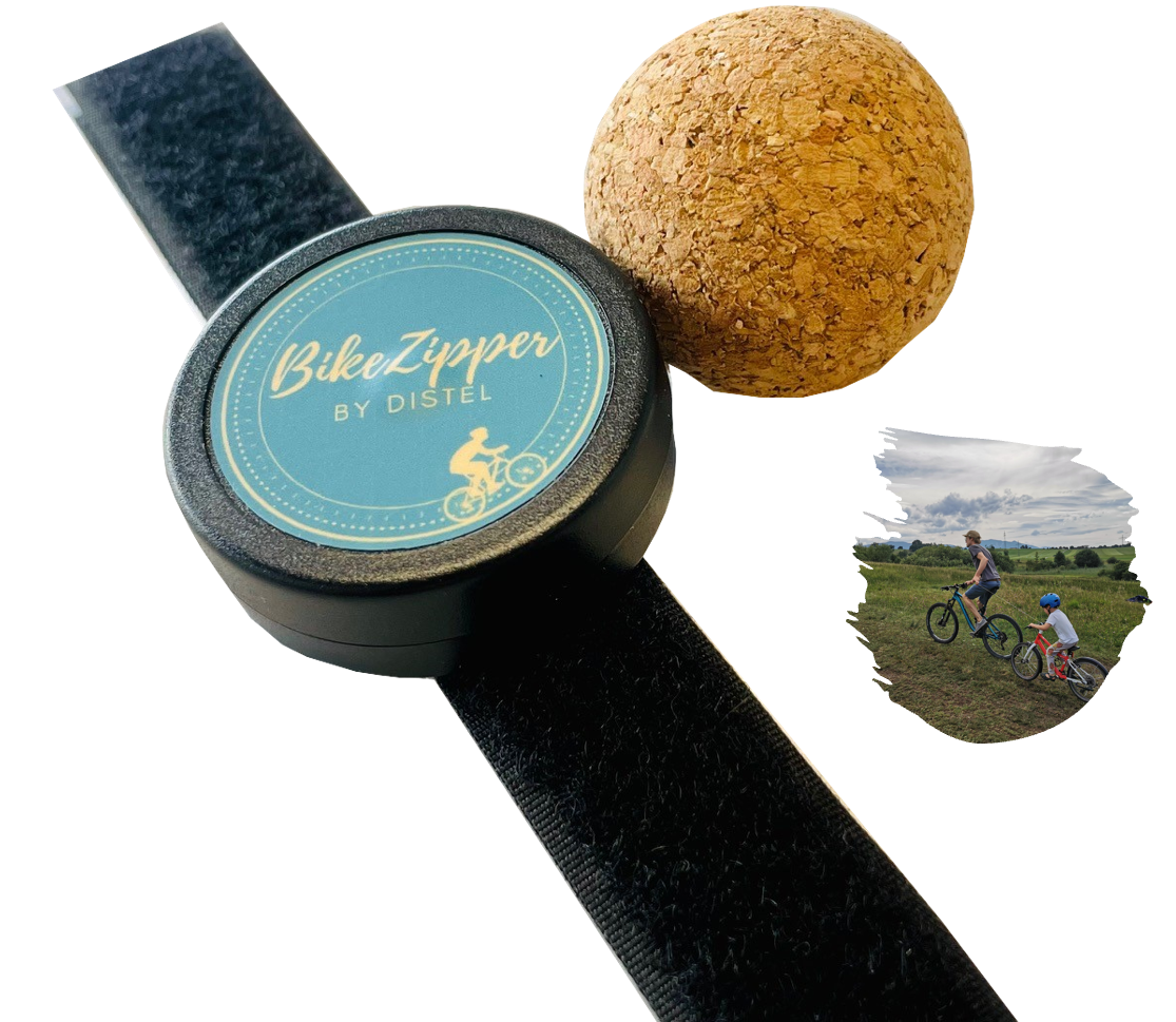 BikeZipper - the small tow rope for children's bikes and balance bikes