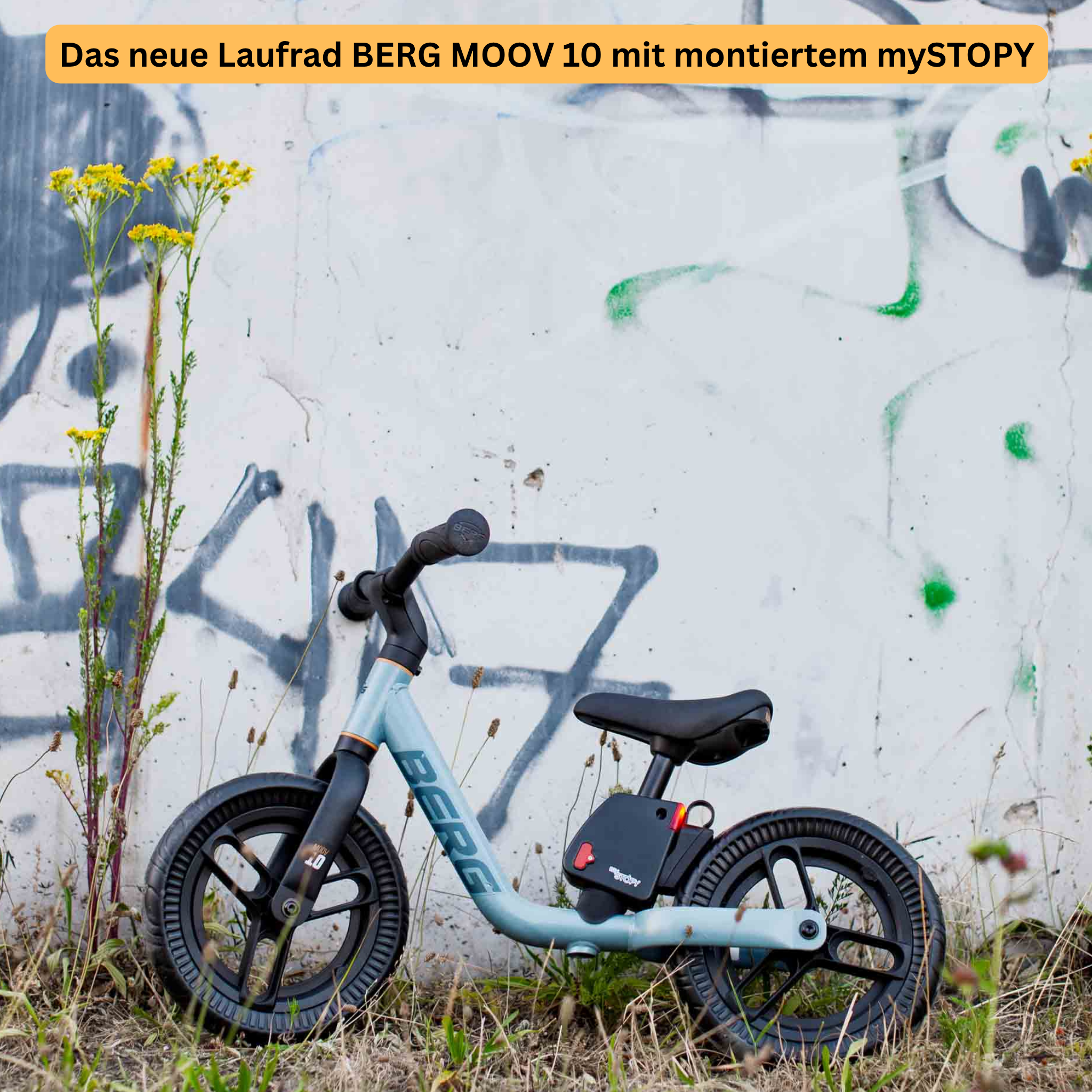 Berg Moov 10 inkl MyStopy Bremsassistent