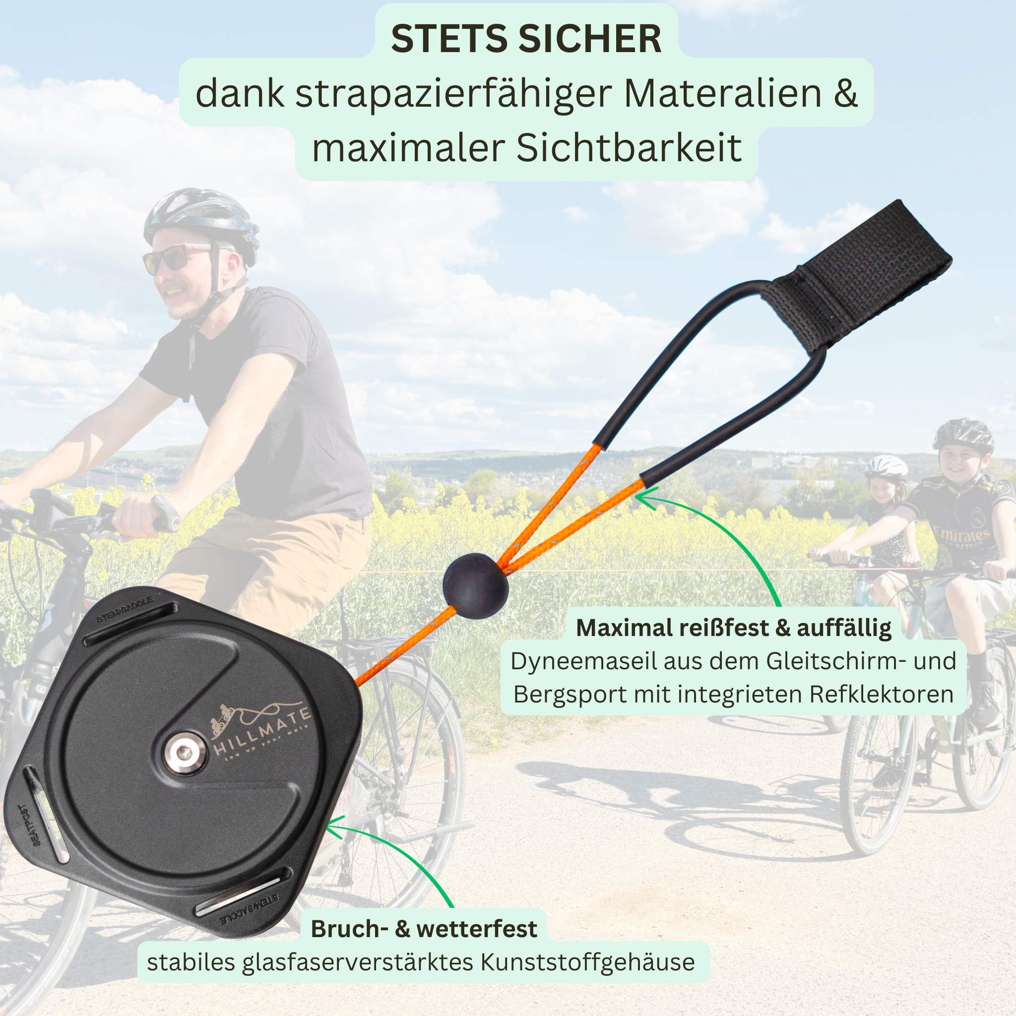 HillMate - Das Abschleppseil für jede Gelegenheit