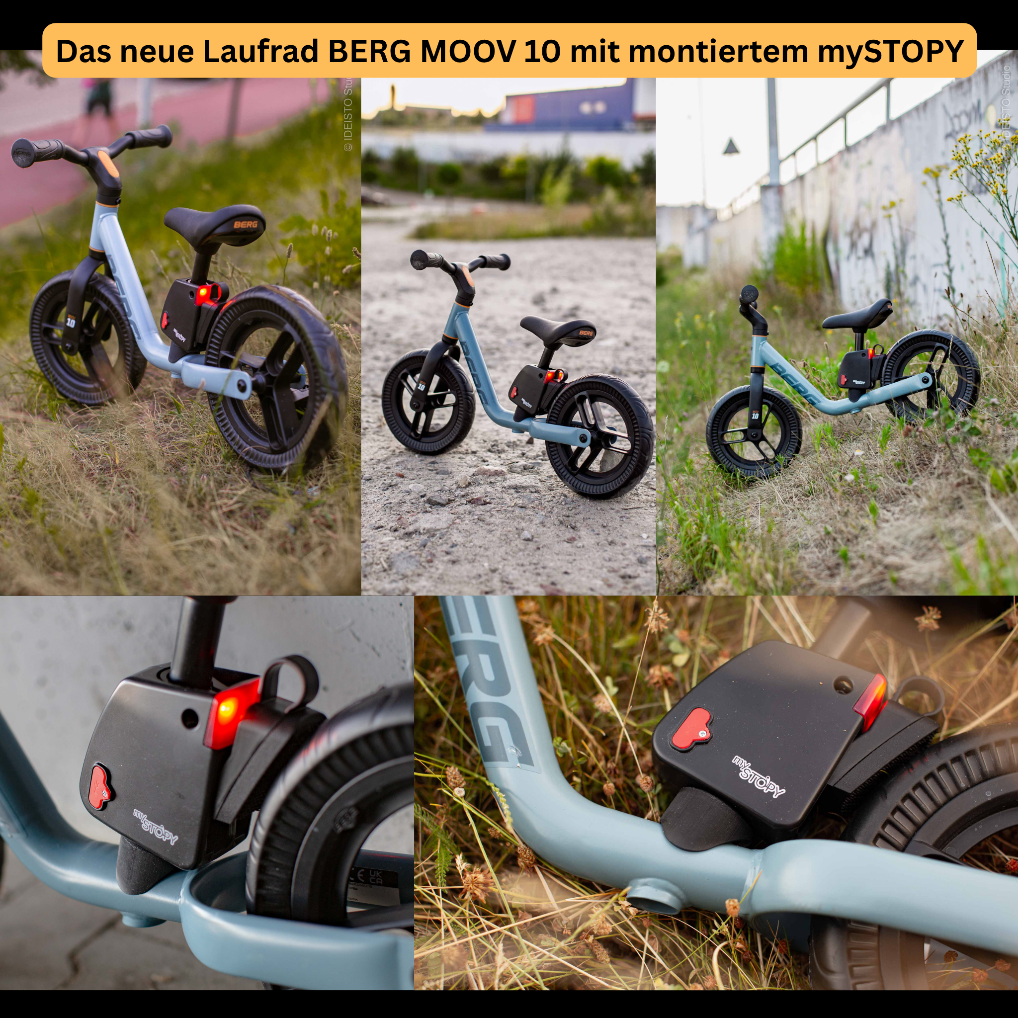 Berg Moov 10 inkl MyStopy Bremsassistent