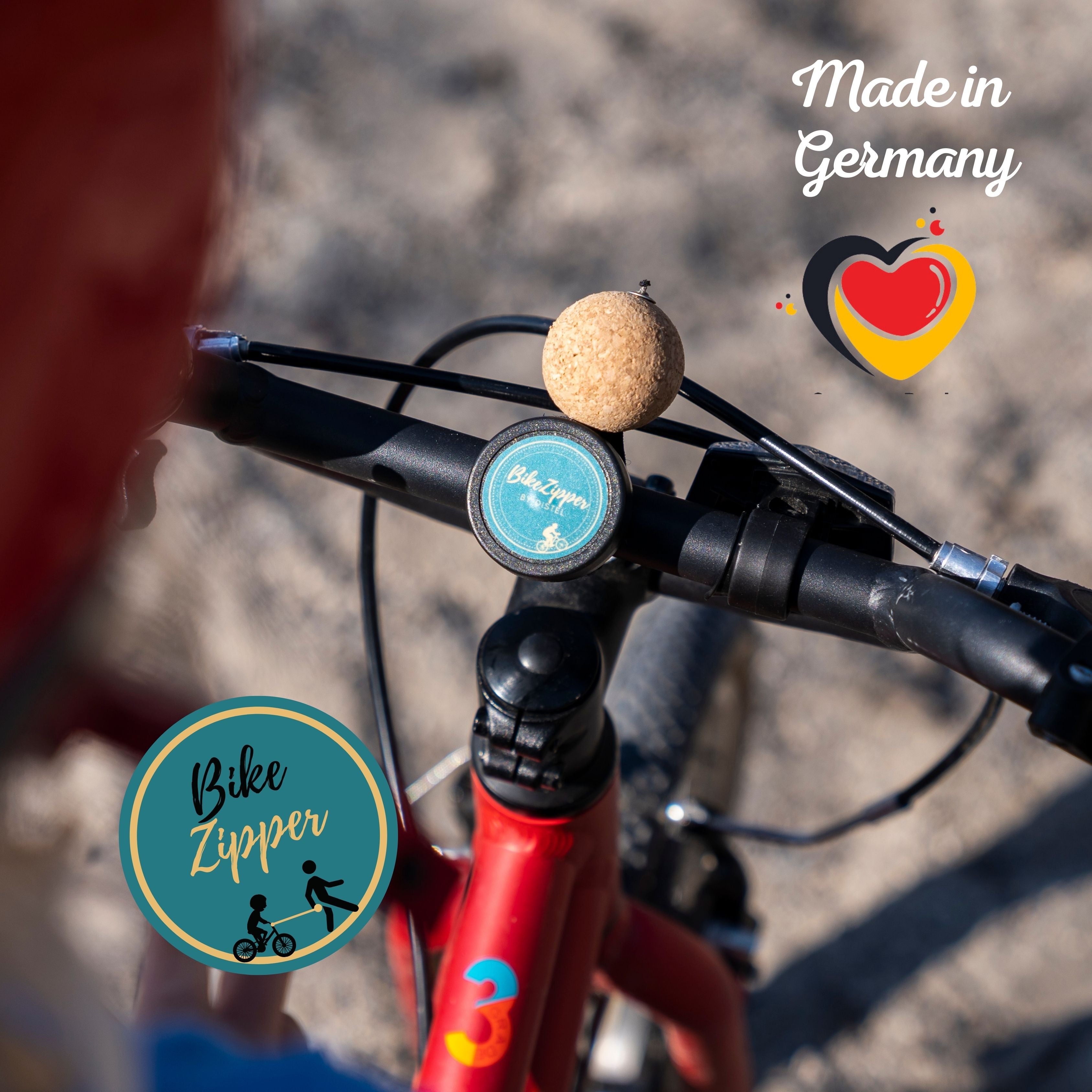 BikeZipper - the small tow rope for children's bikes and balance bikes