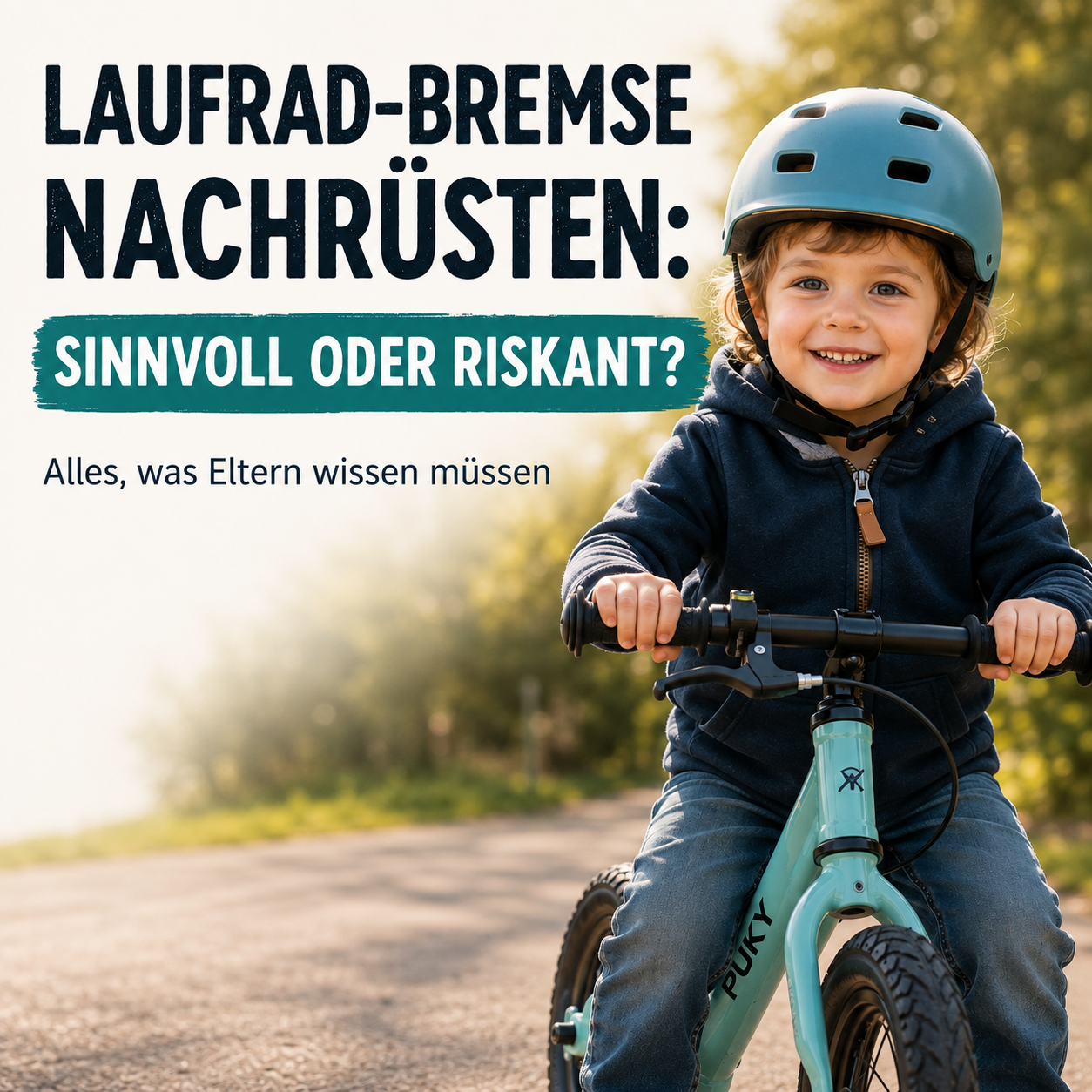 Laufrad-Bremse nachrüsten: sinnvoll oder riskant?
