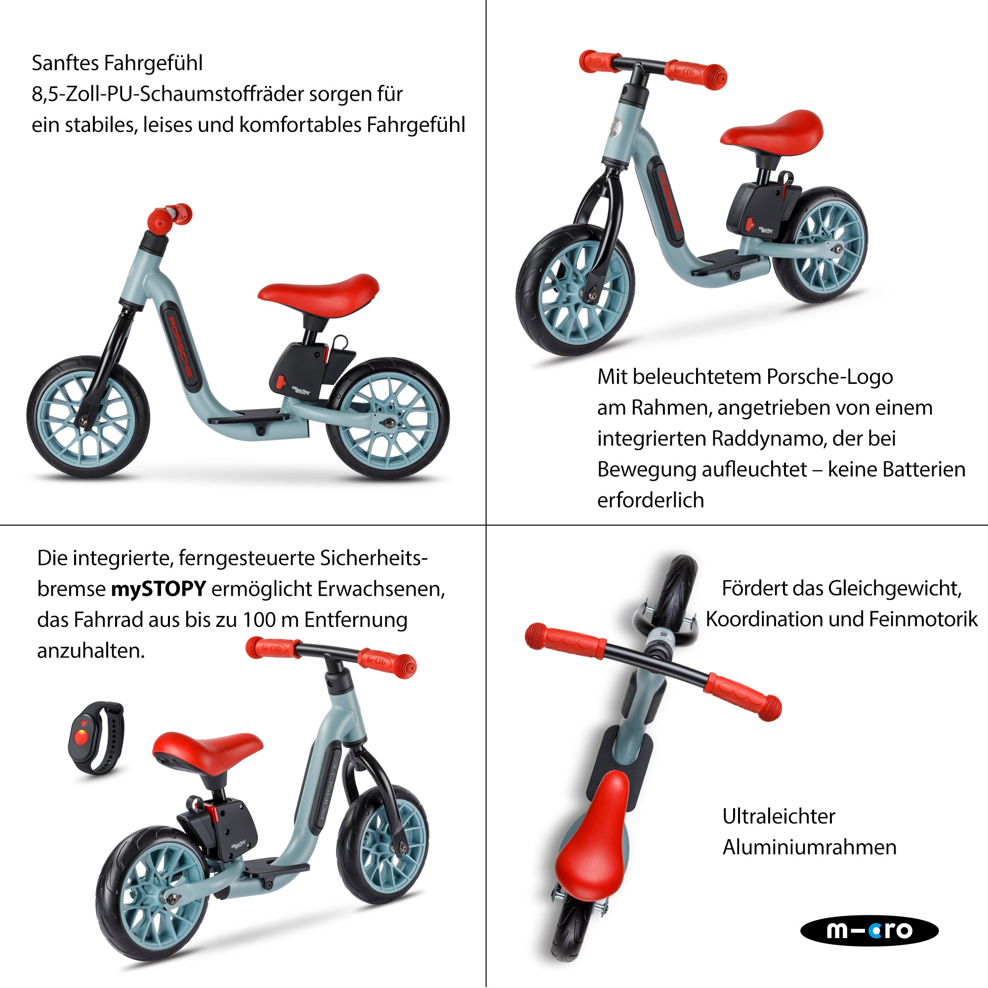 Laufrad Porsche Kinder ab 1,5Jahre
