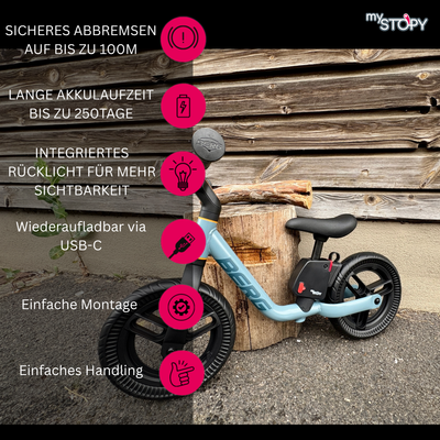Berg Moov 10 inkl MyStopy Bremsassistent