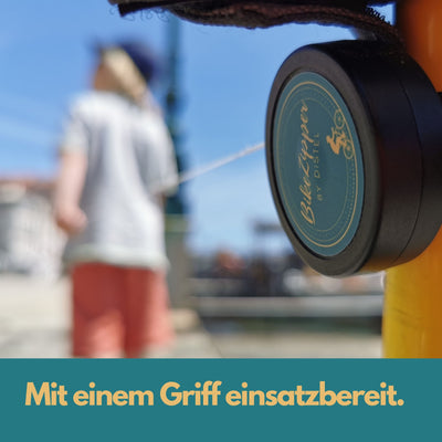 BikeZipper - das kleine Abschleppseil für Kinderfahrräder & Laufräder