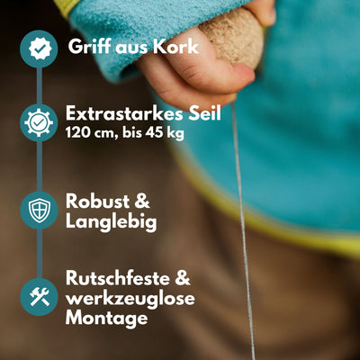 BikeZipper - das kleine Abschleppseil für Kinderfahrräder & Laufräder