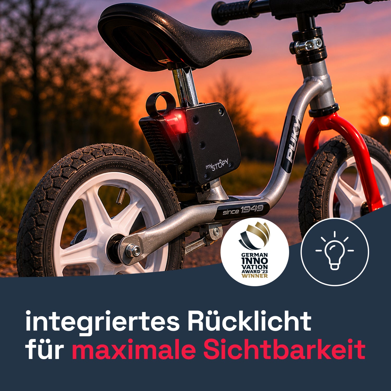 mySTOPY Laufrad Bremse für PUKY LR XL